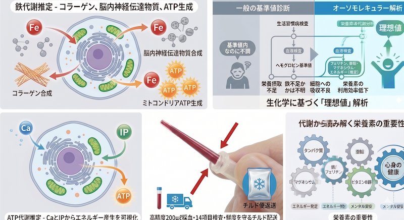 生化学に基づいた栄養素解析ソリューション