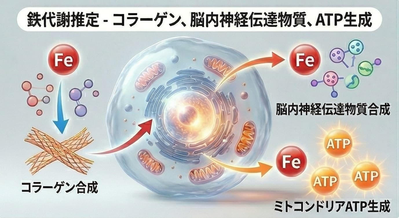 ミトコンドリアATP生成と鉄の関係